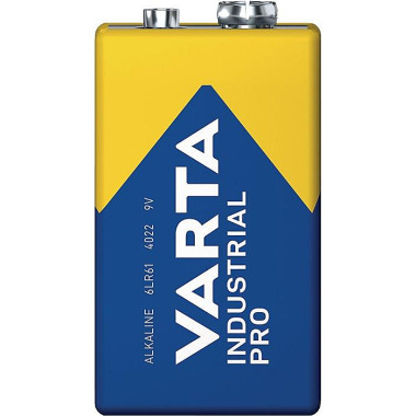 Batterie Industrial PRO 9 V 6AM6 9V-Block 630 mAh 6LR61 4022 20 St./Krt.VARTA 4022211111