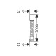 HG Brauseschlauch METAFLE X 2000mm chrom 28264000