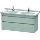 Duravit Waschtischunterba u DURASTYLE 470x1200x618m m betongrau matt DS649000707