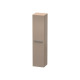 Duravit Hochschrank X-LAR GE 358x400x1760mm Anschla g rechts leinen XL1136R7575