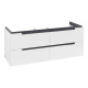 V&B Waschtischunterschran k SUBWAY 2.0 f Schrank-WT A6981 1287x520x449mm gls w A69810DH