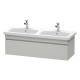 Duravit Waschtischunterba u DURASTYLE 448x1230x398m m weiß hochglanz/weiß mat t DS639802218