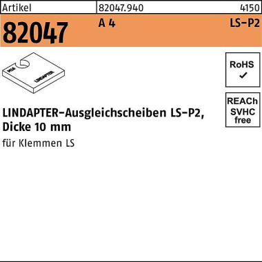 Ausgleichsscheibe R 82047 LS 20 P2 A 4 1 Stück LIN DAPTER 820479400200000