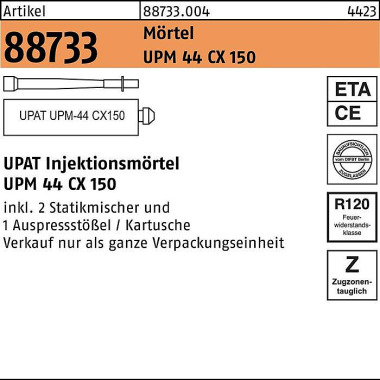 Injektionsmörtel R 88733 UPM 44Cx 150 Kunstharz 1 Stück UPAT 887330040000000