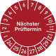 Mehrjahresprüfplakette D.20mm Nächster Prüftermin 2024-2029 Folie Btl.a 100 St. 104940