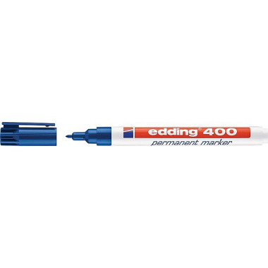 Permanentmarker 400 blau Strich-B.1mm Rundspitze EDDING 4-400003