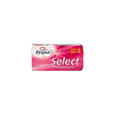 Fripa Toilettenpapier Sel ect 1020806 2-lagig weiß 8 Rl./Pack. 446006301