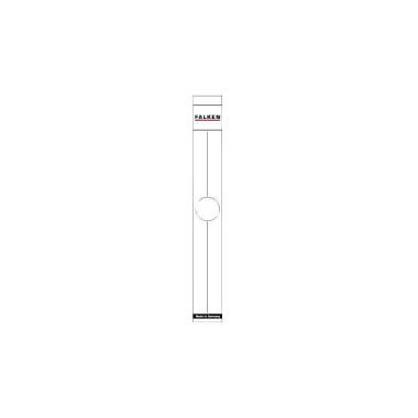 Falken Ordnerrückenschild 11287075 50mm weiß 10 St ./Pack. 120074201