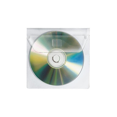 Veloflex CD/DVD Hülle 225 9000 1CD PP glasklar 10 S t./Pack. 126065100