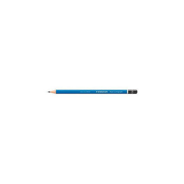 STAEDTLER Bleistift Mars Lumograph 100-2B 17,5cm 2 B Schaft blau 306020962