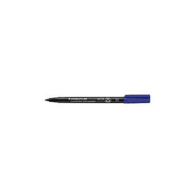 STAEDTLER Folienstift Lum ocolor 317-3 1mm permanen t blau 156023250