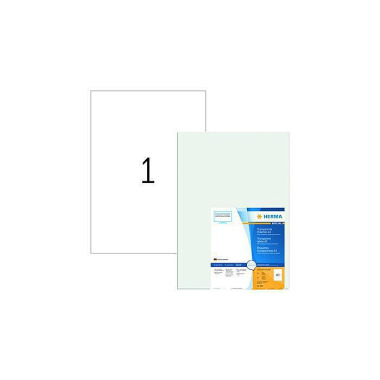 HERMA Etikett Premium 869 4 297x420mm transparent 5 0 St./Pack. 129063100