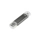 Hama USB-Stick FlashPen L aeta Twin 00123924 16GB 1 0MB/s USB 2.0 grau 183287100