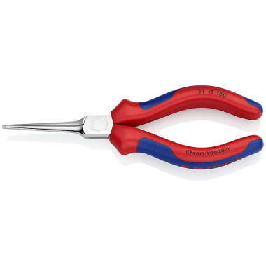 Knipex Flat Nose Pliers chrome plated 160mm 31 15 160