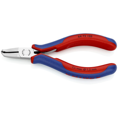 Knipex Electronics End Cutting Nipper with multi-component grips 120mm 64 72 120