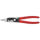 Knipex Pliers for Electrical Installation black atramentized plastic coated 200mm 13 91 200 SB