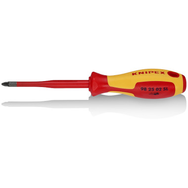 Knipex Schraubendreher (Slim) für Kreuzschlitzschrauben Pozidriv® 98 25 01 SL