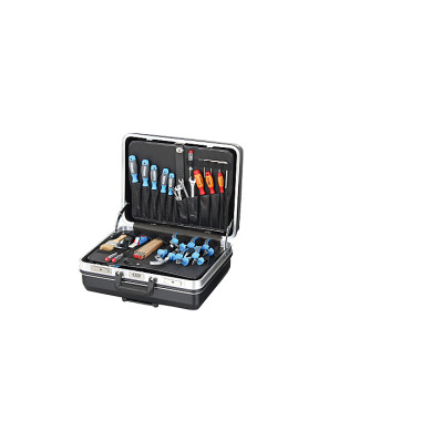 Hepco & Becker XXL-Toolcase, trolley-system, Budget, ABS-black, alu-frame, 470x220x360mm 00 5075 8019