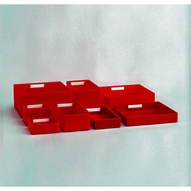 LOKOMA PLASTIC - INSERT BOX 75x75x46 (dł. x szer. x wys.), POMARAŃCZOWY 00.02.0665