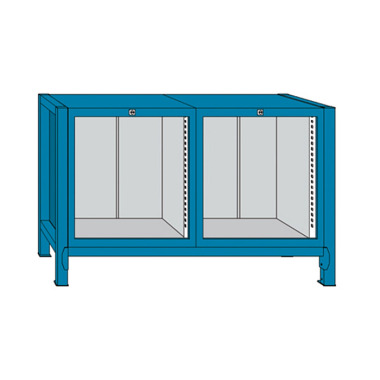 LOKOMA WORKBENCH - DOUBLE ENCLOSURE TYPE N-KW, WITHOUT PLATE 00.05.8666