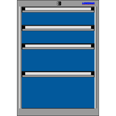 LOKOMA DRAWER BLOCK RS 440, 625h. 4SBL 2x100/150/200 TA 00.07.9209