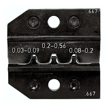 Rennsteig Wkładka do zaciskania wtyków D-Sub 0,03 - 0,56 mm² 624 667 3 0