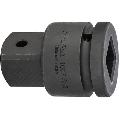 HAZET Adapter wkrętaka udarowego, maszynowego - pusty kwadrat 20 mm (3/4 cala) - pełny kwadrat 25 mm (1 cal) 1007S-2