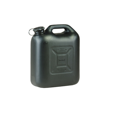 Hünersdorff Kraftstoff-Kanister CLASSIC 18 L, HDPE,schwarz, besonders schwere Qualität 812400