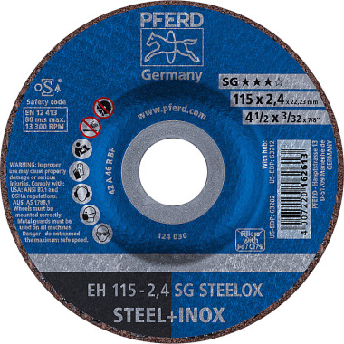 PFERD Tarcza tn?ca EH 115-2.4 SG STEELOX 61340123