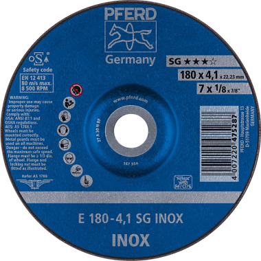 PFERD ?ciernica E 180-4.1 SG INOX 62217432