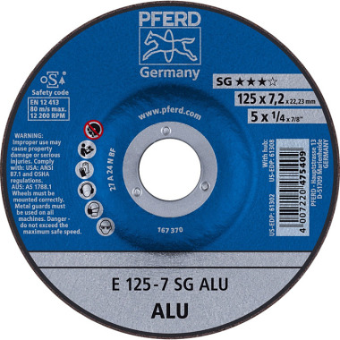 PFERD ?ciernica E 125-7 SG ALU 62212622