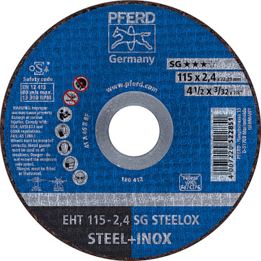 PFERD Tarcza tnąca EHT 115-2.4 SG STEELOX 61340432