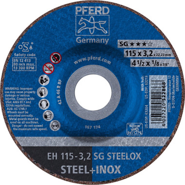 PFERD Tarcza tn?ca EH 115-3.2 SG STEELOX 61332432