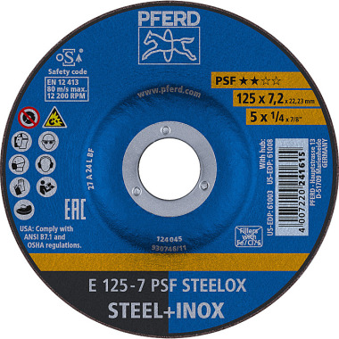 PFERD ?ciernica E 125-7 PSF STEELOX 62012640