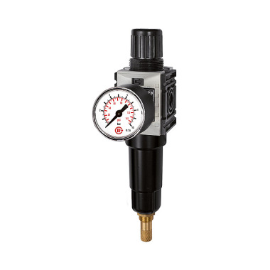 Riegler Filtr-regulator »FUTURA-mini« pojemnik metalowy, Std.mano, VA, G 1/4, 0,1-4 142432