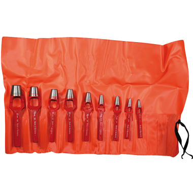 SW-Stahl Wad punch set, 9-piece 95060L