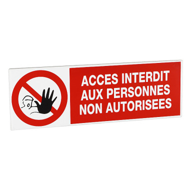 FACOM Warnschild fuer Absperrpfosten EV.PP