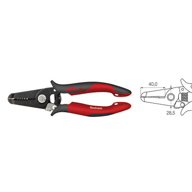 Wiha Stripping pliers Electronic 33472