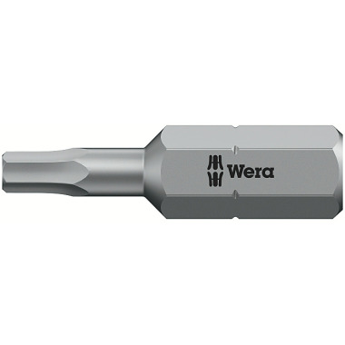 Wera 840/1 Z Hex-Plus 3/32" x 25 mm Innensechskant-Bit 05135072001