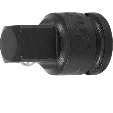 BGS Adapter nasadki udarowej | kwadrat wewnętrzny 10 mm (3/8„) - kwadrat zewnętrzny 12,5 mm (1/2”) 174