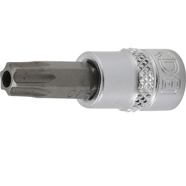 BGS Bit Socket | 6,3 mm (1/4”) Drive | T-Star tamperproof (for Torx) T40 2363