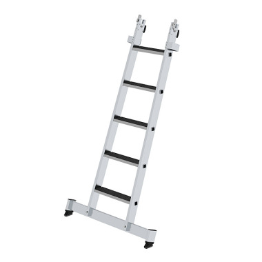 MUNK Step window cleaner’s ladder lower section with nivello® stabiliser and clip-step R13 5 steps 12017