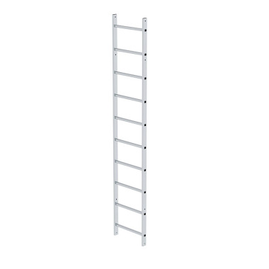 MUNK Ladder section bright aluminium 10 rungs 62265