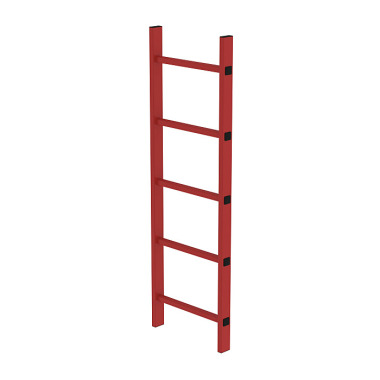 MUNK Shaft ladder glass-fibre reinforced plastic 400 mm clear width 5 rungs 64105