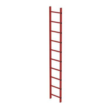 MUNK Shaft ladder glass-fibre reinforced plastic 400 mm clear width 10 rungs 64110