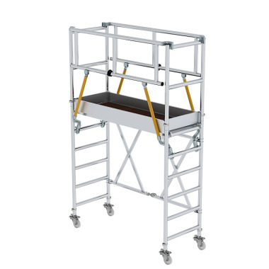 MUNK Folding scaffolding SG 0.75 x 1.80 m Platform height 2.08 m 115114