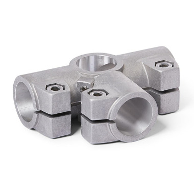 Ganter Narożne łączniki zaciskowe, aluminiowe GN 198-B25-B25-2-BL