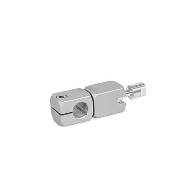 Ganter Uchwyt zacisku przegubu kulowego, aluminium GN 487-B16-Q-M6-I-2-EL