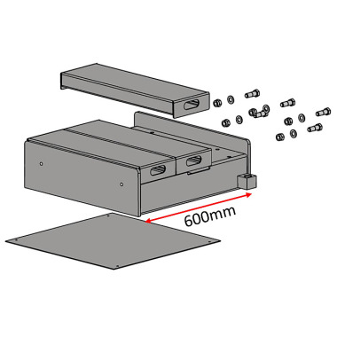 ATH-Heinl Verlängerungen für Fahrschienen (600mm) ATH Cross Lift 40/50 HVA2154