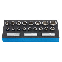 Heyco Socket set, 20 pcs. 50829001283